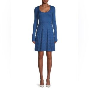 M Missoni Scoop Neck Sweater Dress Long Sleeves